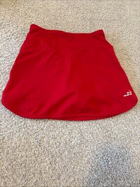 bcg Red Athletic Skort with Logo